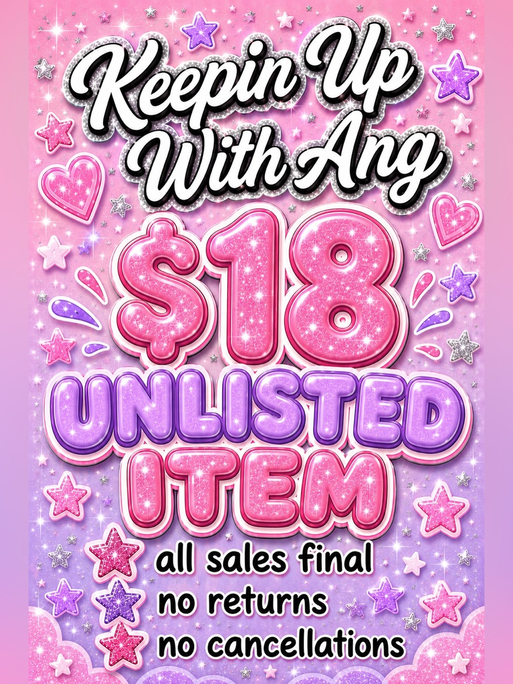 $18 & Up Unlisted Item (10)